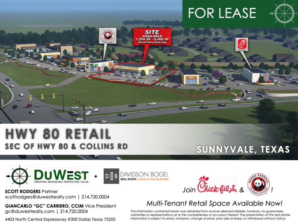 Sunnyvale Retail Strip & Pads | Hwy 80 & Collins|
